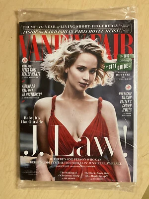 Праздничная сексуальная обложка 2016/2017 Vanity Fair Дженнифер Лоуренс ЗАПЕЧАТАННЫЙ выпуск - Изображение 1 из 2