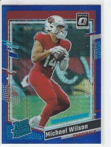 Michael Wilson 2023 Panini Donruss Optic Rated Rookie #204 azul Hyper Prizm radiocontrol - Imagen 1 de 2