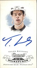 2008-09 Upper Deck Champ's Mini Signatures Hockey Card #CSKY Tyler Kennedy Auto 