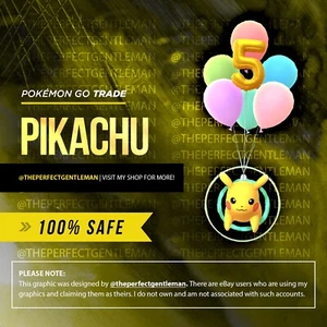 Pokemon Pikachu Flying 5º Aniversario #025 GO Gen 1 Kanto - Imagen 1 de 4