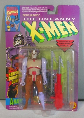 Figura de acción Marvel Toybiz 1993 Uncanny X-Men - Arpón pistola de tiro ¡AHAB NUEVO EN PAQUETE! Foto 1 de 4