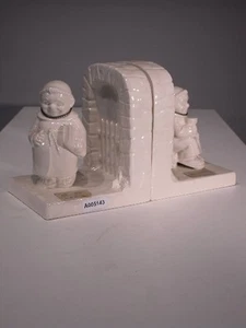 +*A005143 Goebel  Archiv Arbeitsmuster Friar Tuck, Mönch in weiß, Buchstützen - Picture 1 of 1