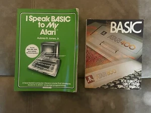 VTG LOT OF ATARI 400/800 BASIC PROGRAMMING BOOKS "I Speak BASIC to my ATARI" - Picture 1 of 7