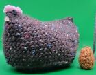 Crocheted Stuffed Chicken with Egg