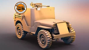 Jeep Willys armored 1 1:72 - Zdjęcie 1 z 9