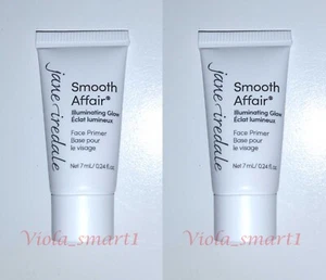 2x JANE IREDALE Smooth Affair Iluminating Brillo Imprimación Facial 0.24oz/7ml Viaje - Imagen 1 de 3