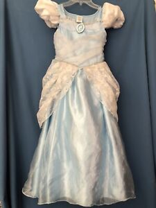 DISNEY STORE Cinderella Deluxe Dress Up Costume Gown Girl Size Large 9/10