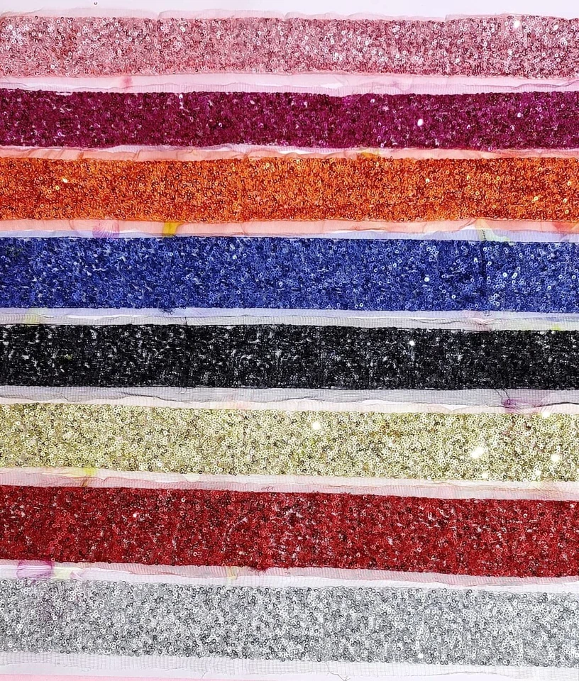 8ColorSequence Net кружева для DressSaree LehengaSuit крышка BagDecorBorderCraft мульти - Изображение 1 из 3