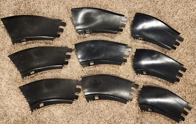 Lote de 9 piezas vintage 1970 Mattel Sizzlers Fat Track pista curva Foto 1 de 3