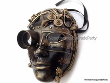 Steampunk Masquerade Ball Mask Terminator Doomsday Costume Prom Halloween Party