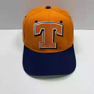 Vintage 90s Tennessee UT Hat Fitted 7 1/8 Zephyr Graf-X Big Logo Big Spellout - Picture 1 of 9