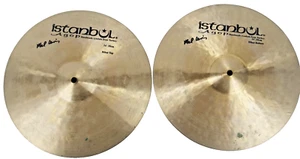 Piatti hi-hat turchi fatti a mano vintage Istanbul Agop Mel Lewis 14" spedizione gratuita - Foto 1 di 8