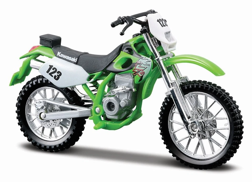 Maisto 1993 Kawasaki KLX250SR 00302 Verde, 1:18 Metallo pressofuso (Die Cast) - Immagine 1 di 1