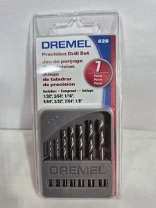 Dremel 7 Piece Precision Drill Set 628 New In Package - Picture 1 of 4