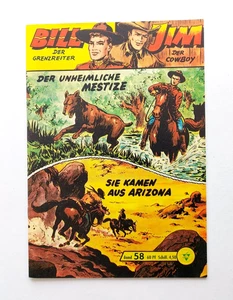 HETHKE WESTERN COMIC EDICIÓN COLECCIONISTA SARGENTO BILL / JIM el vaquero #58 con SM Z1 - Imagen 1 de 6