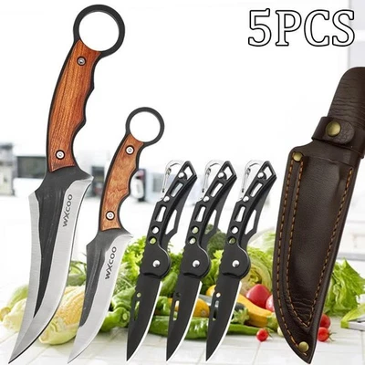 Cuchillo afilado plegable multifuncional portátil EDC de 5 piezas Foto 1 de 4