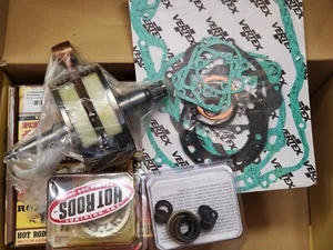 Hot Rods Crankshaft Bottom End Rebuild Kit Kawasaki KX 250 1993 1994 1995 1996 - Picture 1 of 8