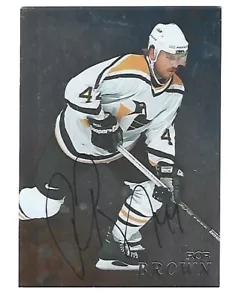 1998/99 BAP SIGNATURE #265 ROB BROWN AUTOGRAPHED 'SILVER' CARD MINT !! - Picture 1 of 1