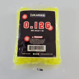 ⭐Ukarms 6mm BB Pellets 850 Ct Bag Ammo Airsoft Guns Lemon Yellow⭐️ - Picture 1 of 3