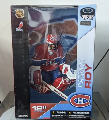 2003 McFarlane Exclusive NHL 12-Inch Series 1 Patrick Roy (Canadiens) NIB Cover
