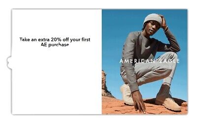 American Eagle AE 20% Off Instore  & Online Coupon (only One Left!) Exp 9/29/22 • 4.44$