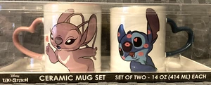 Disney’s Lilo and Stitch Ceramic Coffee Tea Mug Set of Two 14 oz. ea. - Picture 1 of 4