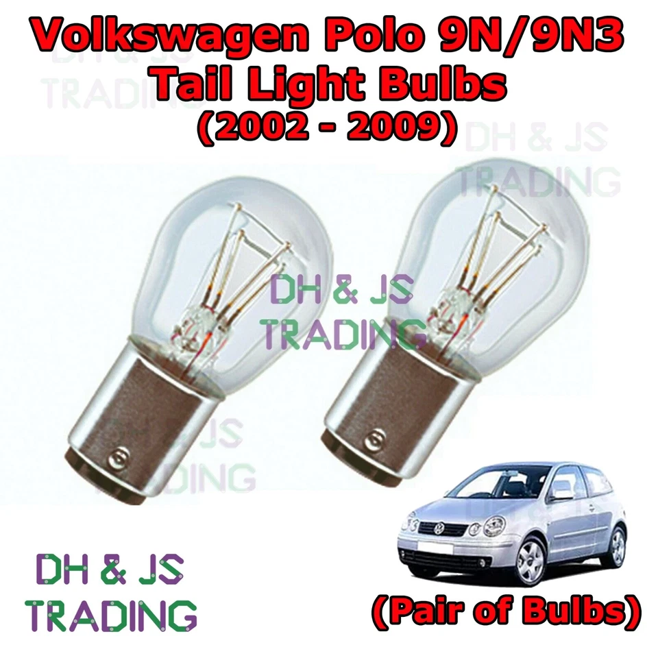 Par de bombillas traseras para Volkswagen Polo (02-09) Foto 1 de 1