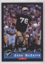 1992 Classic Draft Picks Auto Gene McGuire Auto