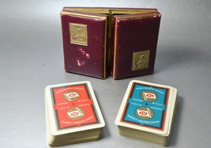 Vtg Manchester Liners Playing Cards John Waddington Leeds & London Steamship 