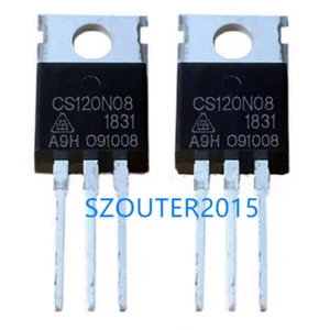 10 PIEZAS CS120N08 CS12N08A9H MOSFET Transistor 120A 80V TO-220 Original NUEVO - Imagen 1 de 1
