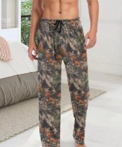 Fruit Of The Loom Pajama Pants Camouflage Men’s Soft Comfy 3XL (48-50) VTZ