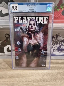 CGC 9.8 - Hardlee Thinn Playtime Trade Variant. Shikarii Cover. Goblin Cards. - Picture 1 of 3