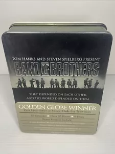 Band of Brothers DVD R1 Set Tin Steelcase Box with Sleeve 6 disc HBO mini Series - Picture 1 of 17