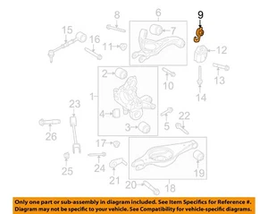 FORD OEM 05-19 C-Max Suspension Components-Upper Cntrl Arm Lock Nut W714175S439 - Picture 1 of 2