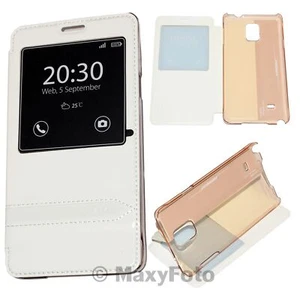 USAMS CUSTODIA ORIGINALE FLIP CASE MERRY SERIES SAMSUNG GALAXY NOTE 4 N910 WHITE - Foto 1 di 6