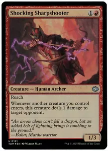 Shocking Sharpshooter (Foil) - 0121 - Tarkir Dragonstorm - MTG - NM/M - Foto 1 di 1
