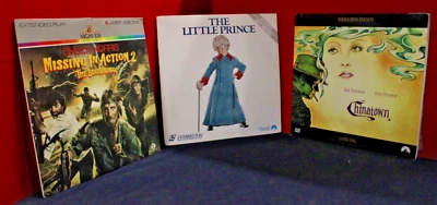 Misc. Laserdisc lot 3 Little Prince, Missing In Action 2, China Town Foto 1 de 4
