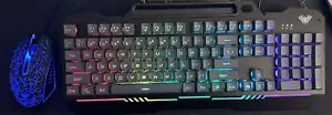 Aula Wind T10Z USB Wired Keyboard & Mouse Backlit - Picture 1 of 8