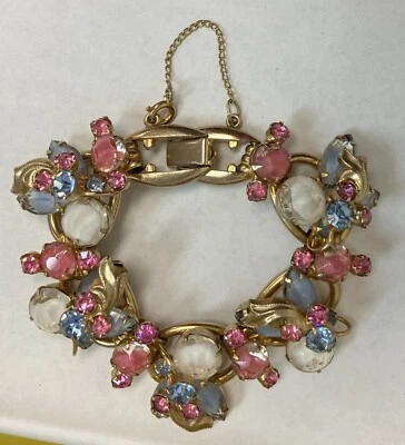 Pulsera Givre Vintage Juliana D&E Rosa, Azul y Blanco AAA2450JM Foto 1 de 4