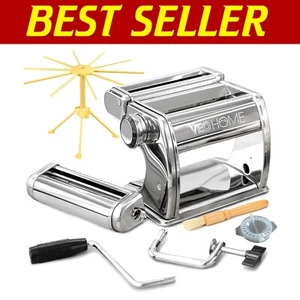 Multi-Pasta Maker with Cutter and Dryer - Home Pasta Machine for Authentic Taste - Picture 1 of 12