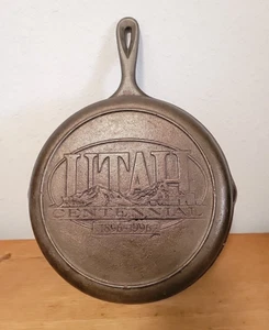 Rare Lodge Cast Iron Skillet Utah Centennial 1896-1996 - Picture 1 of 5