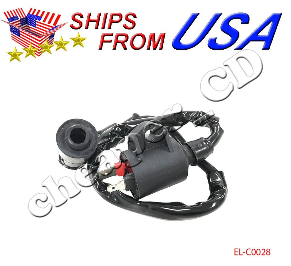 Ignition Coil Suzuki ATV Quadsport Quadrunner Ozark LT80 LT230S LTZ250 LT4WD - Image 1 of 1