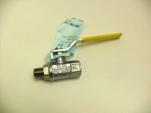 EAI Brass Ball Valve Chrome Plated 1/4" 600 WOG - 150 WSP Model 6507 new - Picture 1 of 4