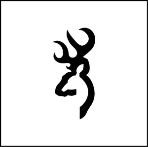 Browning Logo Deer Vinyl Decal - Picture 1 of 4