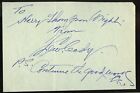 Lew Cody d1934 signed autograph auto 3x5 Cut Actor in Don't Change Your Husband