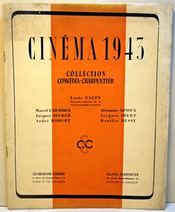" CINEMA 43 "- COLLECTION COMOEDIA-CHARPENTIER - RARE - 48 pages - Imagen 1 de 3