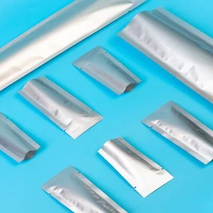 100 Silver Aluminum Flat Long Stick Packet Pouch Bags for Mini Regular Incense - Picture 1 of 8