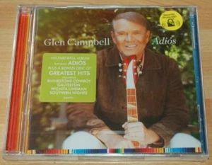 Glen Campbell - Adios + Greatest Hits - Sealed 2017 UK/EU Double CD - Picture 1 of 3