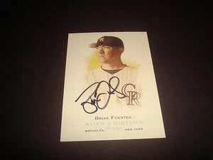 Brian Fuentes Rockies 2008 Allen & Ginter #198 Signed Authentic Autograph 920 - Picture 1 of 1