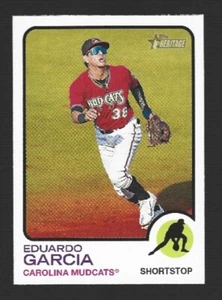 2022 HERITAGE MINORS #15 EDUARDO GARCIA - CAROLINA MUDCATS - Picture 1 of 1